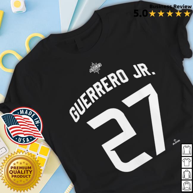 #27 Vladimir Guerrero Jr. American League 2023 Mlb All-Star Game Name & Number shirt